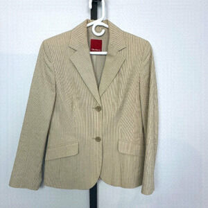 * HOST PICK* EUC - Bianca Blazer, Size 36, Tan/White
